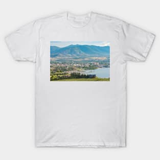 Penticton British Columbia Scenic View in Summer T-Shirt
